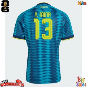 Colombia Yerry Mina #13 Replica Away Stadium Shirt World Cup 2026 Short Sleeve